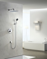 Zestaw prysznicowy podtynkowy z deszczownicą i prysznicem <br/>  DEN-ZKP.150C