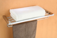 Półka na ręczniki z relingiem  <br/>  ROK-87012