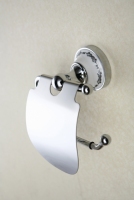 Uchwyt na papier toaletowy z klapką <br/> NIKOLAS  NIK-57062
